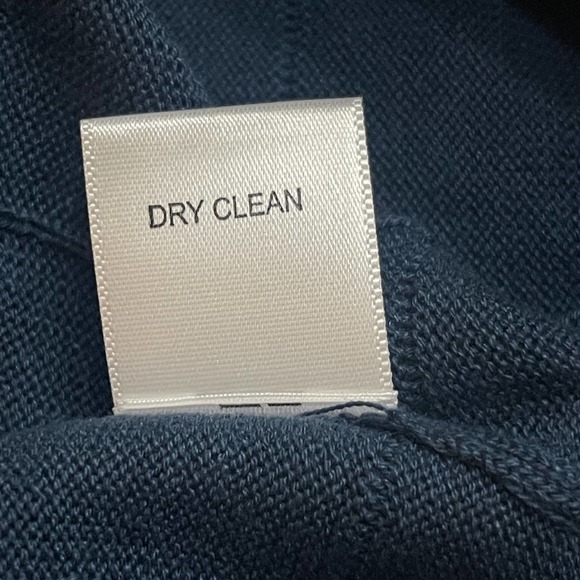 Paul Fredrick Sweater Vest Mens Large Blue Windowpane Silk Sleeveless - Picture 5 of 9